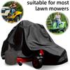 Lawn Mower Cover 210D Oxford Cloth Sun Protective Cover Waterproof Tractor Cover for Lawn Mowers Covering