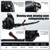 Leaf Blower, 63CC Gas Powered Backpack Blower, 2-Stroke Snow Blower for Lawn Care Yard Dust Debris (Black)