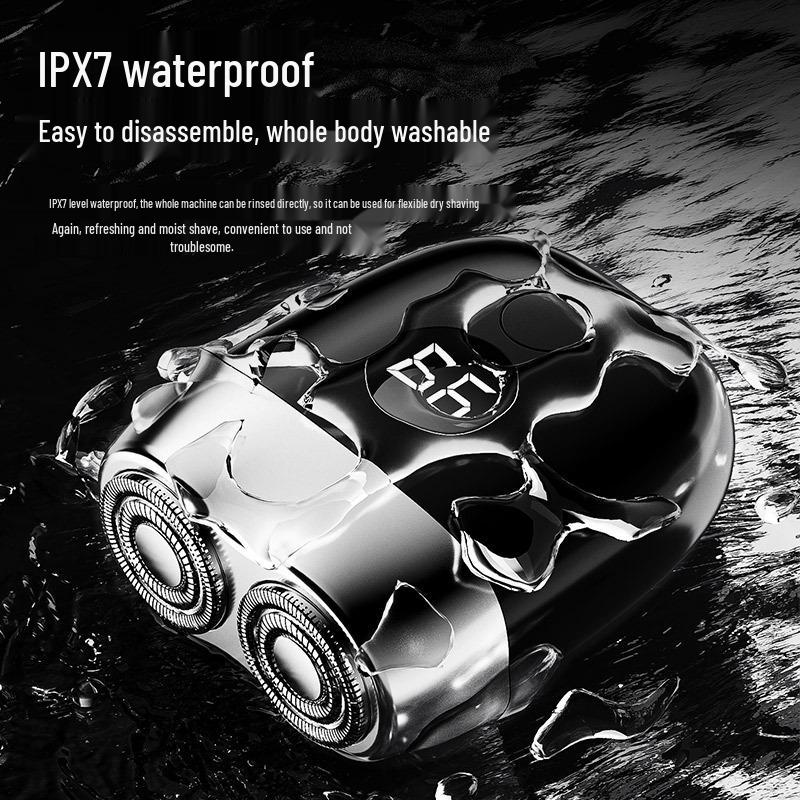 Smart Portable Men's Electric Shaver - Mini Full Body, Washable Razor for Travel