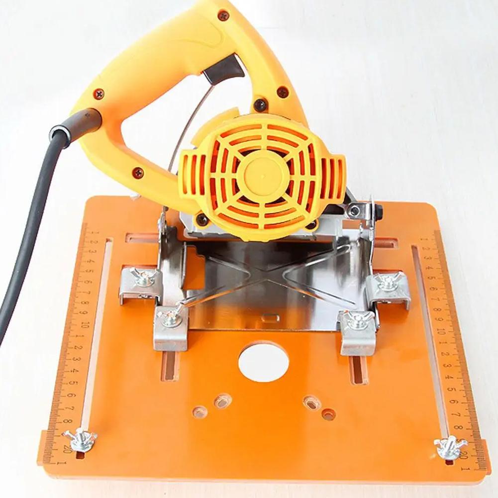 1pc Bakelite Guide Plate Saw Base Adjustable Rail Bottom Plate Woodworking Attachment Cutter Base Plate