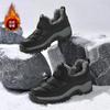 Fashion Winter Men Sneakers Warm Fur Ankel Boots Plush Men Snow Boots Plus Size Couple Shoes Non-Slip Boots Casual Men Shoes