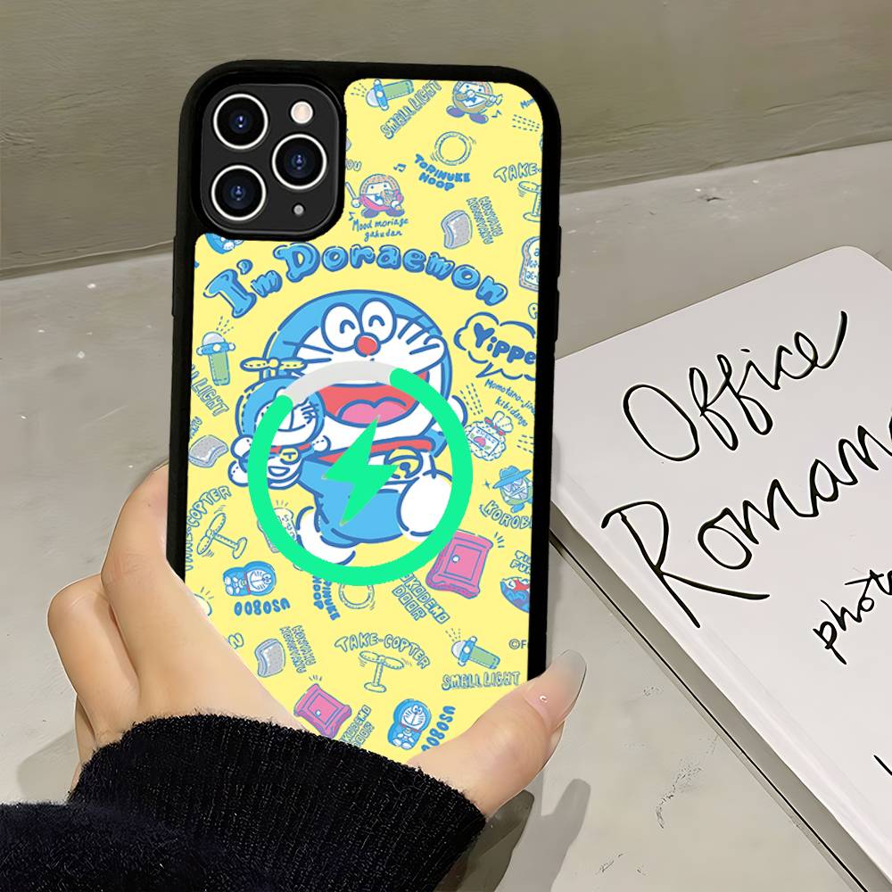 Cartoon D-Doraemons For Magsafe Magnetic Wireless Phone Case For IPhone 11 12 13 14 15 16 17 Pro Max Plus Cover