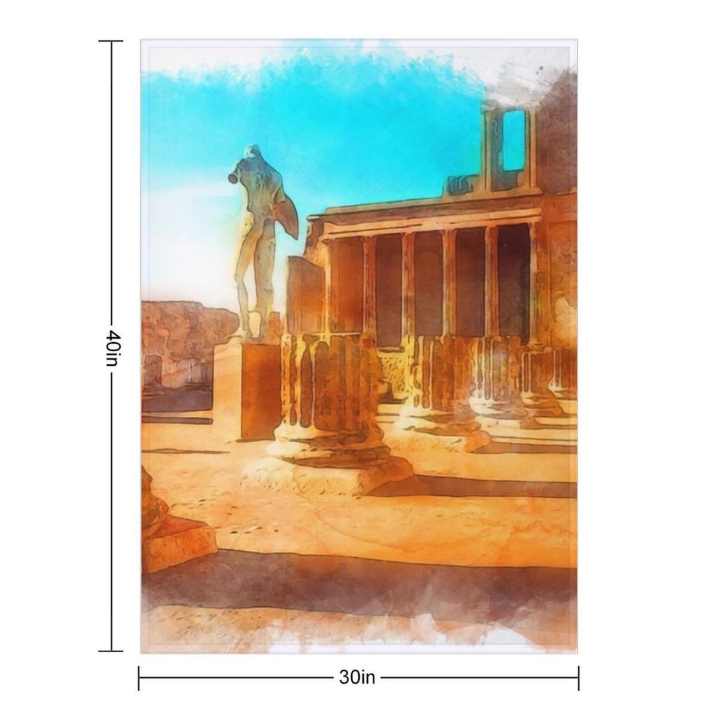 Pompei, Italy Throw Blanket Sofa Loose Soft Beds Fashion Sofas Blankets