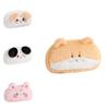 Dog Cat Bear Plush Table Top Storage Bag Portable Pen Bag Pupil Fashion Girls