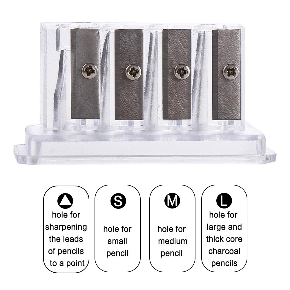 Students School Sketching Manual Sharpener Art Supplies Pencil Sharpener Charcoal Sharpener