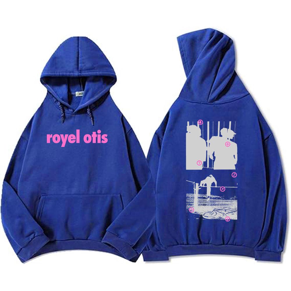 

Худи Royel Otis Hickey с длинным рукавом, осенние мужские свитшоты, модные худи с капюшоном и графическим принтом, повседневные флисовые мужские худи S