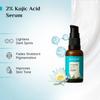 Pilgrim 2% Kojisäure Gesichtsserum 30 ml Packung mit 1% Alpha-Arbutin & Weißer Lotos gegen Pigmentflecken