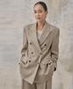 Memua Raffine Oversized Double Jacket (Beige)