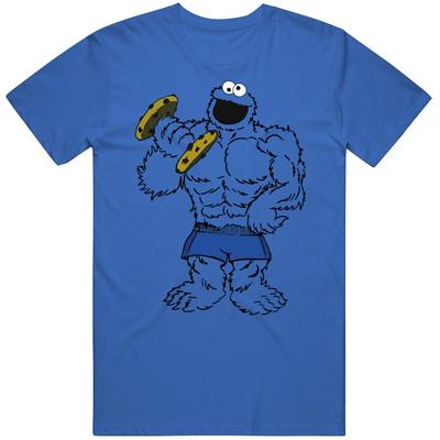 Zerrissenes Muskelbepacktes Krümelmonster T-Shirt
