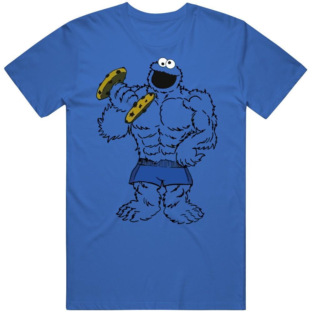 Ripped Buff Cookie Monster T Shirt