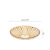 ZISIZ Large Beaded Amber Crystal Fruit Plate
