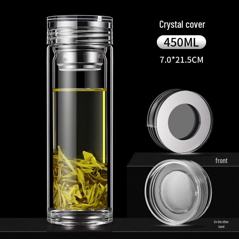 Shangqi Double-Layer Insulated Glass Tea Cup
