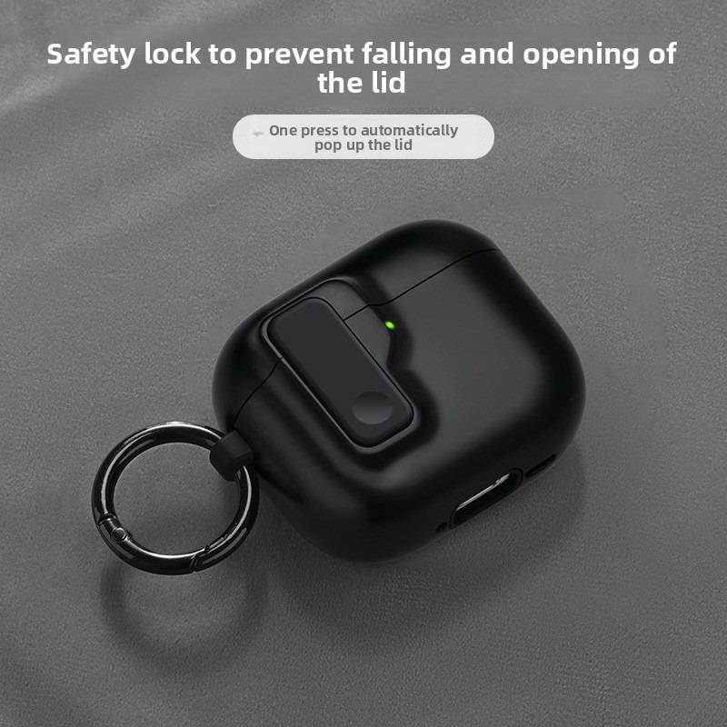 Applicable To AirPods 4th Generation Earphone Case Apple AirPodspro 2nd Generation Wireless Bluetooth Button Earphone Case Soft Case