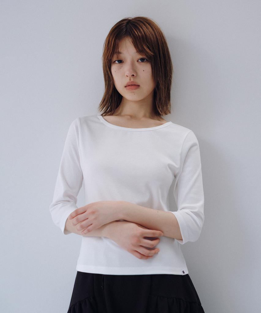 Ohesio Basic 3/4 Sleeve T-Shirt, White