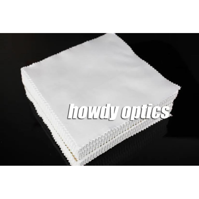 100pcs 220gsm 150x150mm Neddle1 White eyeglasses glasses microfiber cleaning cloth lens wiping cleaning cloth