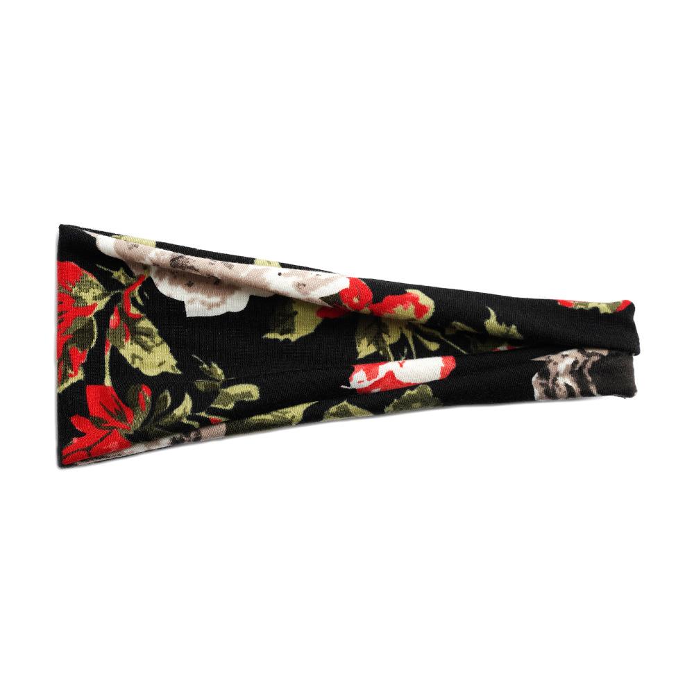 Flower Small Floral Series Women'S Sports Headband Yoga Headband Sweat-Absorbing Belt Antiperspirant Wide-Brimmed Headgear