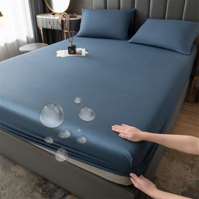 WOSTAR Coprimaterasso Impermeabile 150x190 Singolo Matrimoniale Queen King Size Lenzuolo con Angoli Elasticizzati Tappetino Protettivo per Letto
