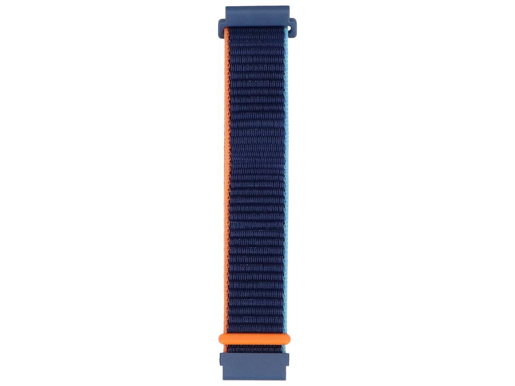 Nouveau Bracelet Grip GlacierX Nylon Bleu Océan Encre Orange 22mm Bracelet Montre Connectée