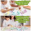 Interactive 30 Read Flip Book Words&Images Word Family Build Books Reading Flip Book  Kids Toys