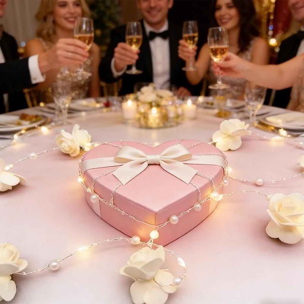 30 LED 0.36W Artificial Roses String Lights Battery Operated Flowers Lamp Rose Vine Garland Lights Decor For Wedding Birthday