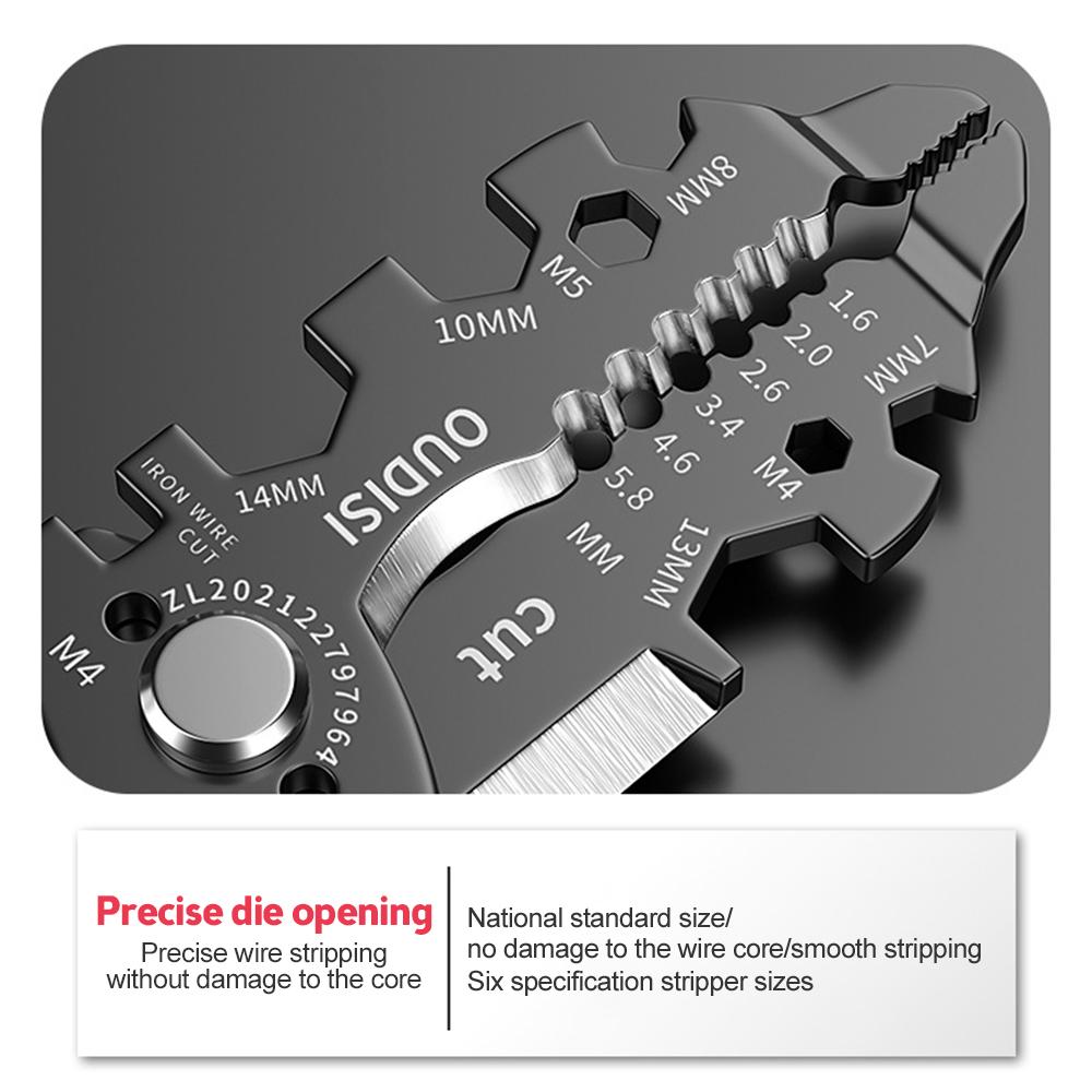 Multifunctional Electrician Pliers Wire Stripper Needle Nose Pliers for Wire Stripping Cable Cutter Terminal Crimping Hand Tool