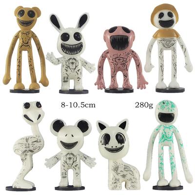 8pcs/set Zoonomaly Figures Toys Monster Action Figure Game Man Cat Frog Pvc Figurine Toy Doll Gift