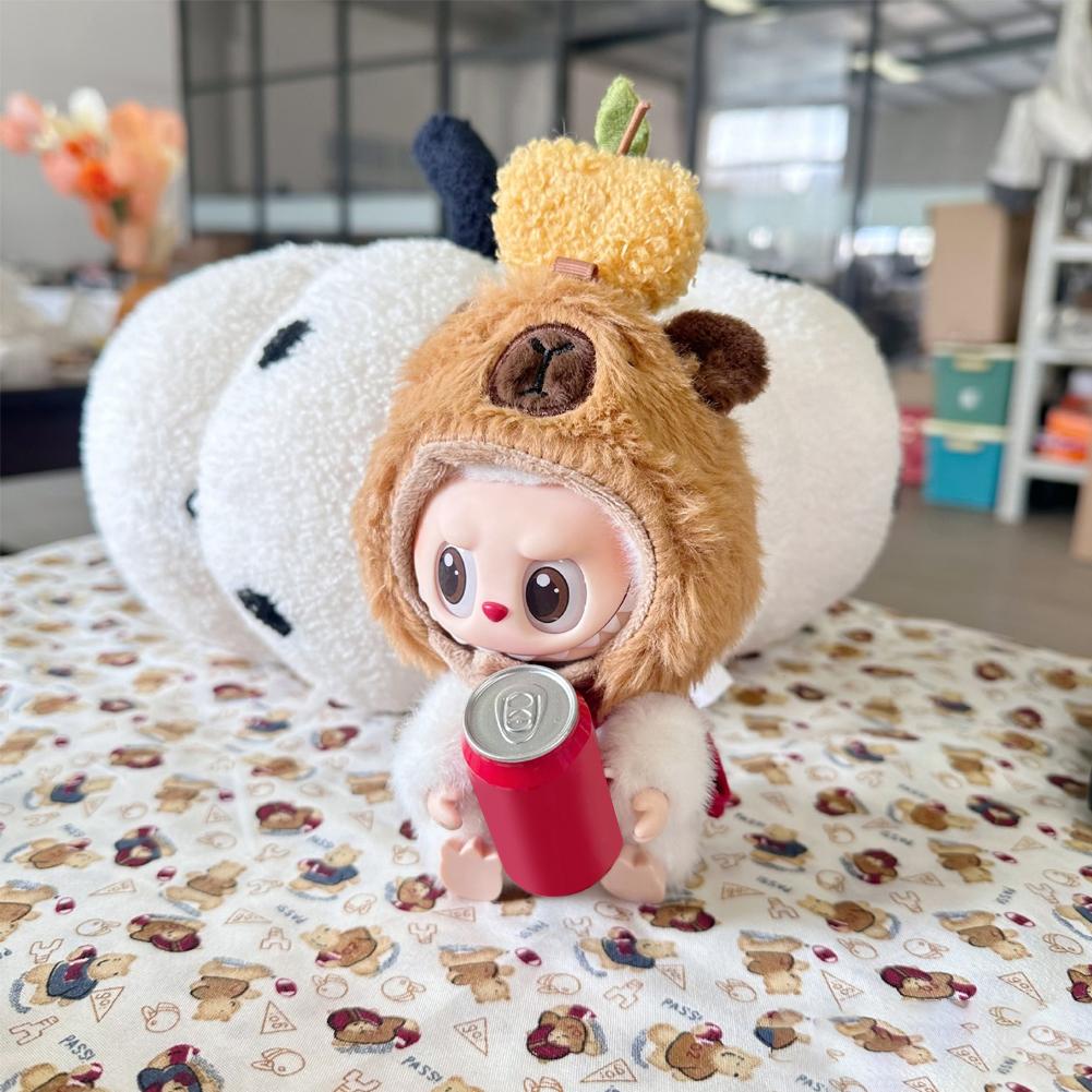 For 17cm Doll V1 V2 V3 Headwear Fashion Clothes Hoodies Doll Clothes Color Match Hoodies Dolls Accessories Cute Decoration Little Cloths