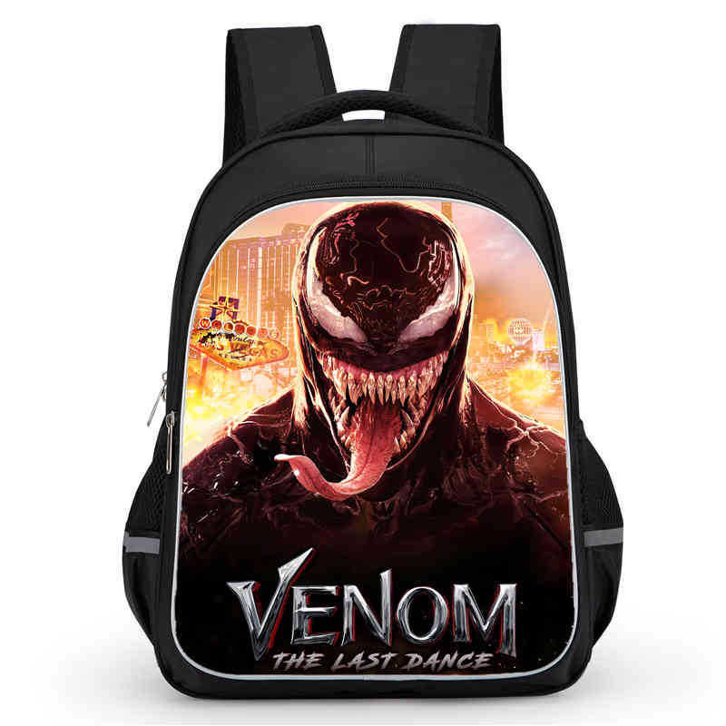 Venom 3 After A Dance Peripheral Anime Printed Backpack Student School Bag
