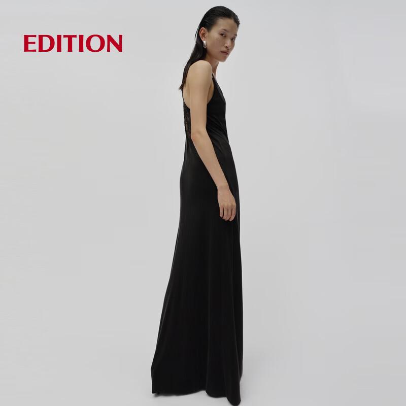 Edition RED LABEL 2025 Spring Lace Knit Vest Dress