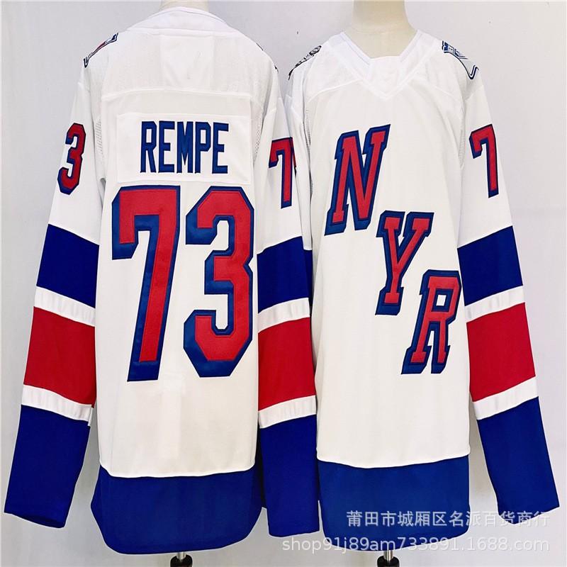 New York Rangers NHL Hockey Jersey Fan Apparel 31 10 Custom Number Ice Uniform Men