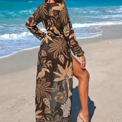 1011 European and American Sunscreen Clothing, High-end Cardigan, Bikini Blouse, Swimsuit Jacket, Women