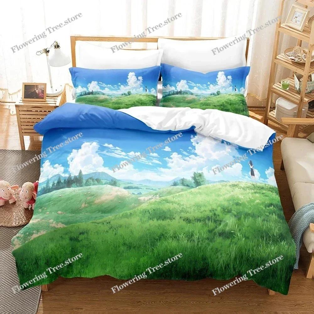 3D Printed Akebis Sailor Uniform Bedding Set Anime Duvet Cover Double Twin Full Queen King Adult Kids Bedclothes Quilt Cover0299
