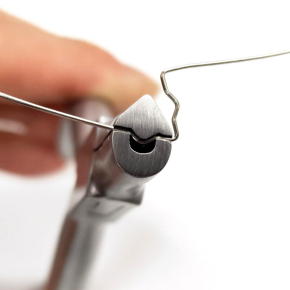 Zubařské kleště V-STOP V-Notch-Bend Ortodoncie Bracket Ortodontists Seřizovací kleště Ortodontické kleště pro vytváření V Notch Stop ohybů