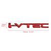 3D Metal i-VTEC Car Trunk Rear Turbo Fender Emblem Badge Decals Stickers Silver/Black/Red