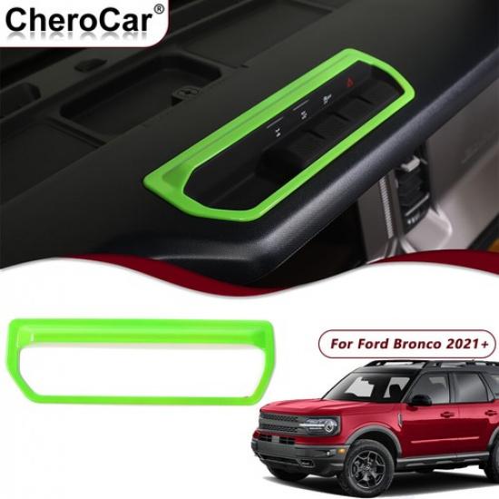 Dashboard Differential Control Switch Panel Cover For Ford Bronco Light Green