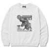 Seupeullaesikodeu Heavy Crew Neck Sweatshirt Melange White - Chicken Nugget
