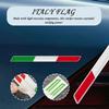Italian Flag Sticker Small - 3D Window Decal for Cars | Adhesive Bike Graphic