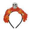 Halloween Headband with Dark and Rose Hair Accessory for Party Costume