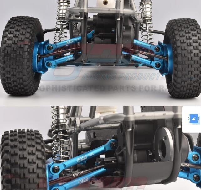 Aluminum alloy 7075 rear suspension swing arm pull rod for Tamiya #TAM58719 58719 1/10 BBX BB-01 BB01 Off Road Buggy Car