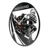 Skibobbing Custom Vinyl LP Record Wall Clock Man Cave Bedroom Snow Biking Decor Personalized Ski Bobbing Player Name Wall Watch