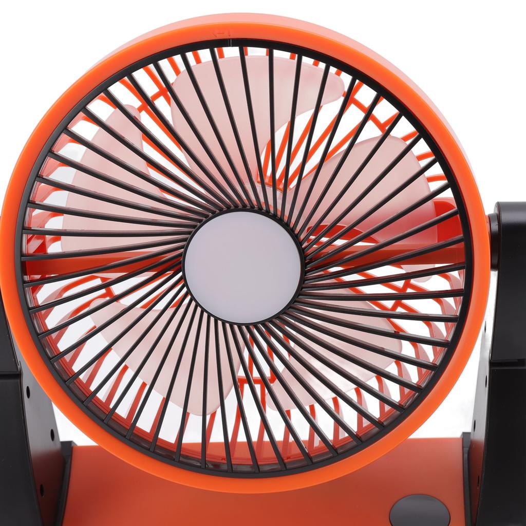 USB Small Desk Fans 2 s LED Silent 5000mAh Battery Re able Portable Desk Fan for Outdoor Camping