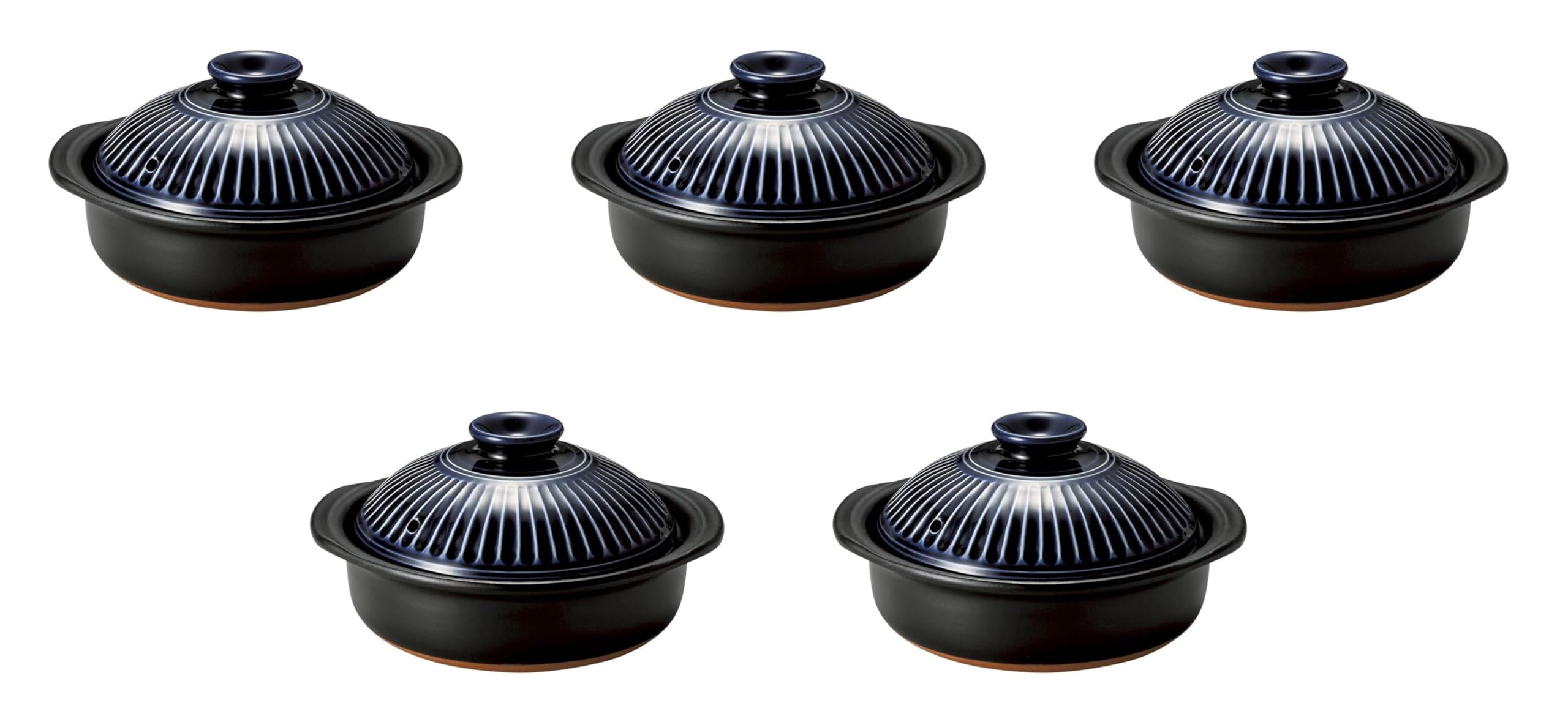 

Набор из 5 горшков Kikuka Ruri 6 x 19 x 11 Банко-яки Керамика Прямой огонь Setomonohonpo №. [21 см] Горшки, (Только горшок),