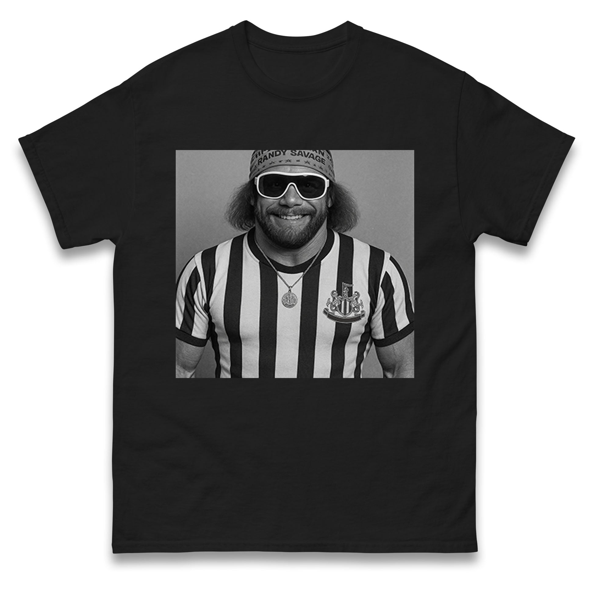 Macho Man Was a Newcastle Fan T Shirt Tshirt Mens Womens Unisex Tops Tees 4XL