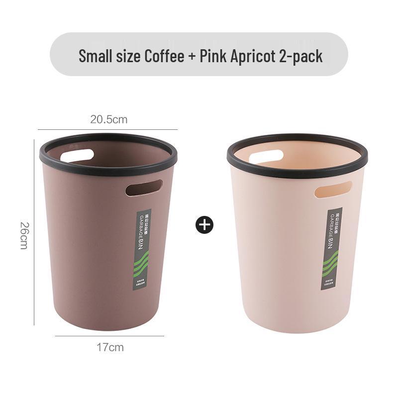Multi-Room Trash Can: Kitchen, Bathroom, Bedroom, Office Use - Simple Classification Paper Basket
