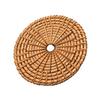 Artisanal Rattan Wall Ornament,Hand Woven Rattan Basket for Contemporary Wall Decoration