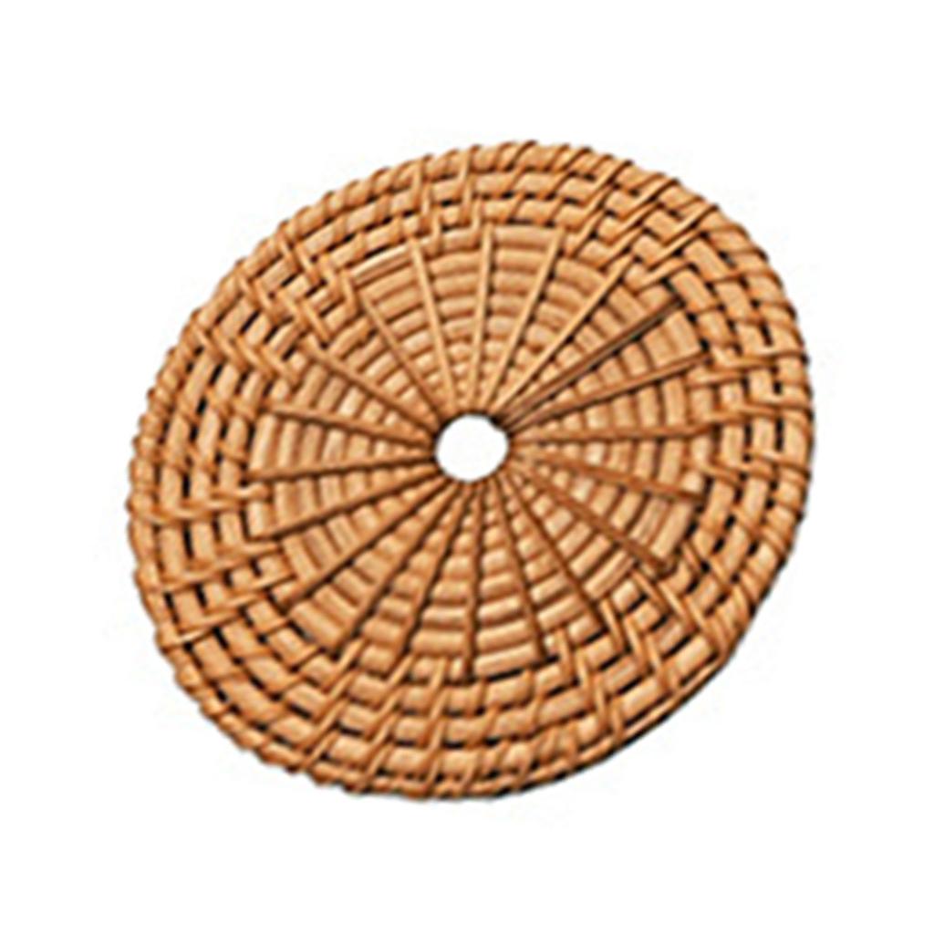 Artisanal Rattan Wall Ornament,Hand Woven Rattan Basket for Contemporary Wall Decoration