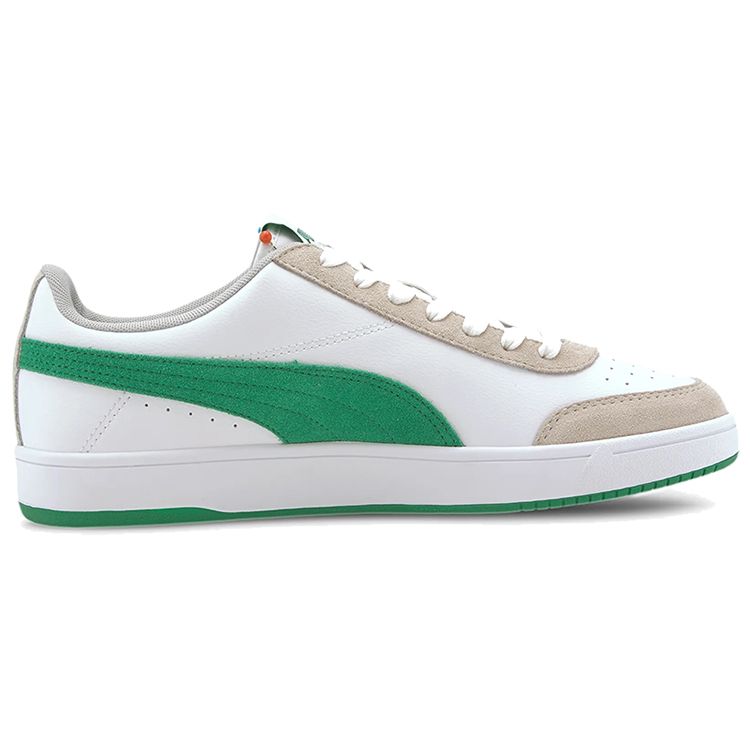 Puma Court Legend Low White Amazon Green Unisex Sneakers Grey-Violet 371931-06