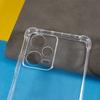 For Xiaomi Redmi Note 12 Pro+ 5G TPU Phone Case Transparent Reinforced Corners Phone Cover with Lanyard