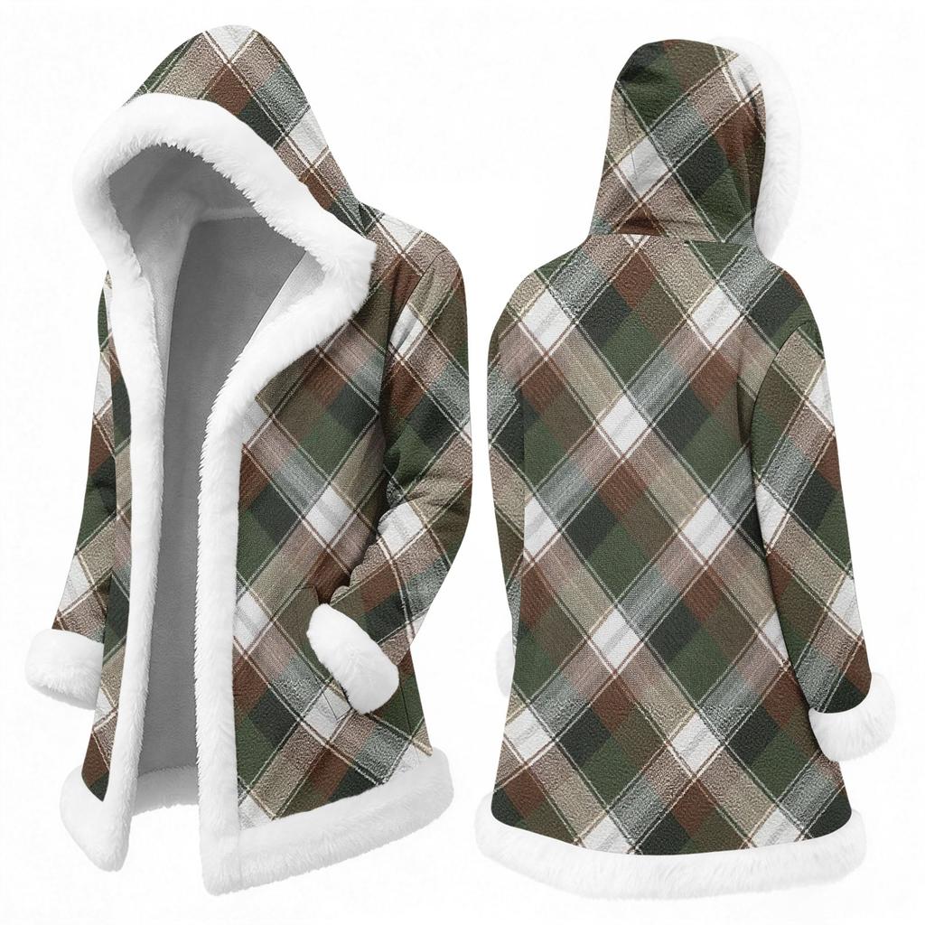 Men's Casual Plaid Print Jacket Fall Winter Outerwear for Everyday Wear