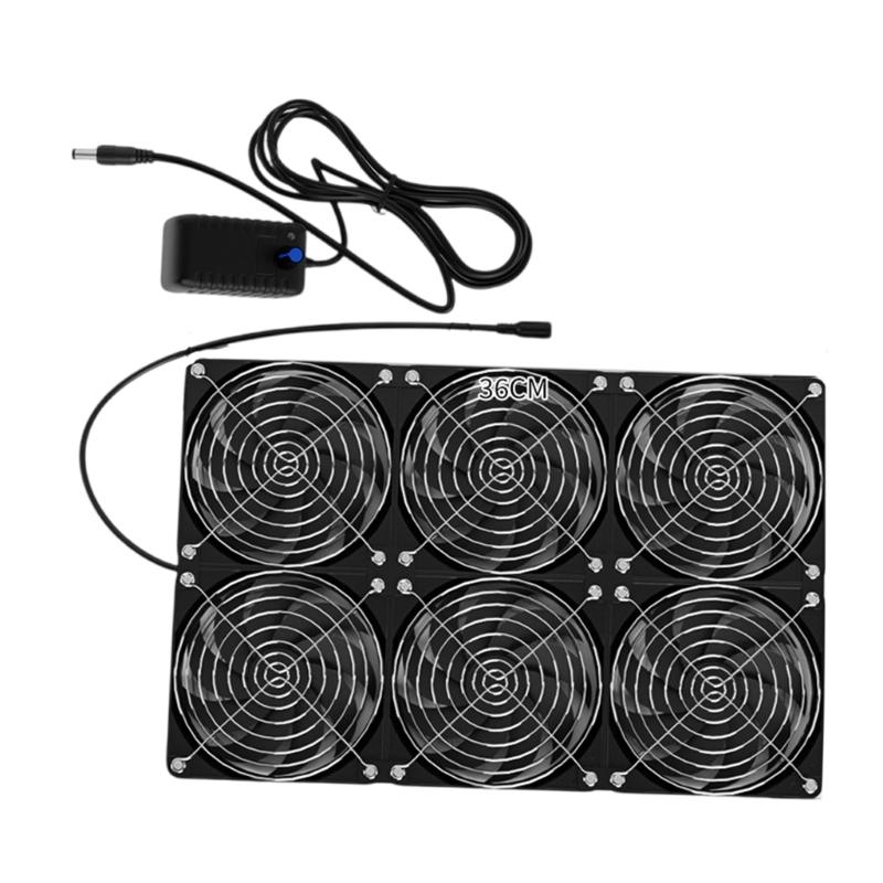 Universal 12V Adjustable Speed Router Cooling Fan for Weak Current Box Servers Perfect for Efficient Heat Dissipation